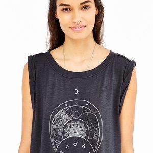 Truly Madly Deeply Mystic Moon Circles Muscle Tank